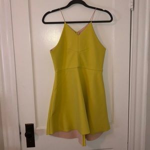 J.O.A Neon Yellow Dress